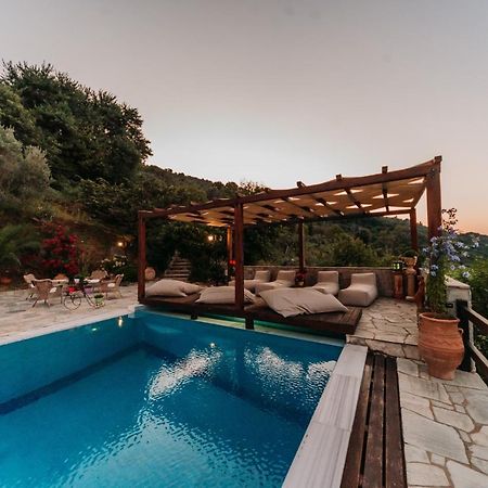 Elysian Luxury Villa Pelion Tsagarada Exteriör bild