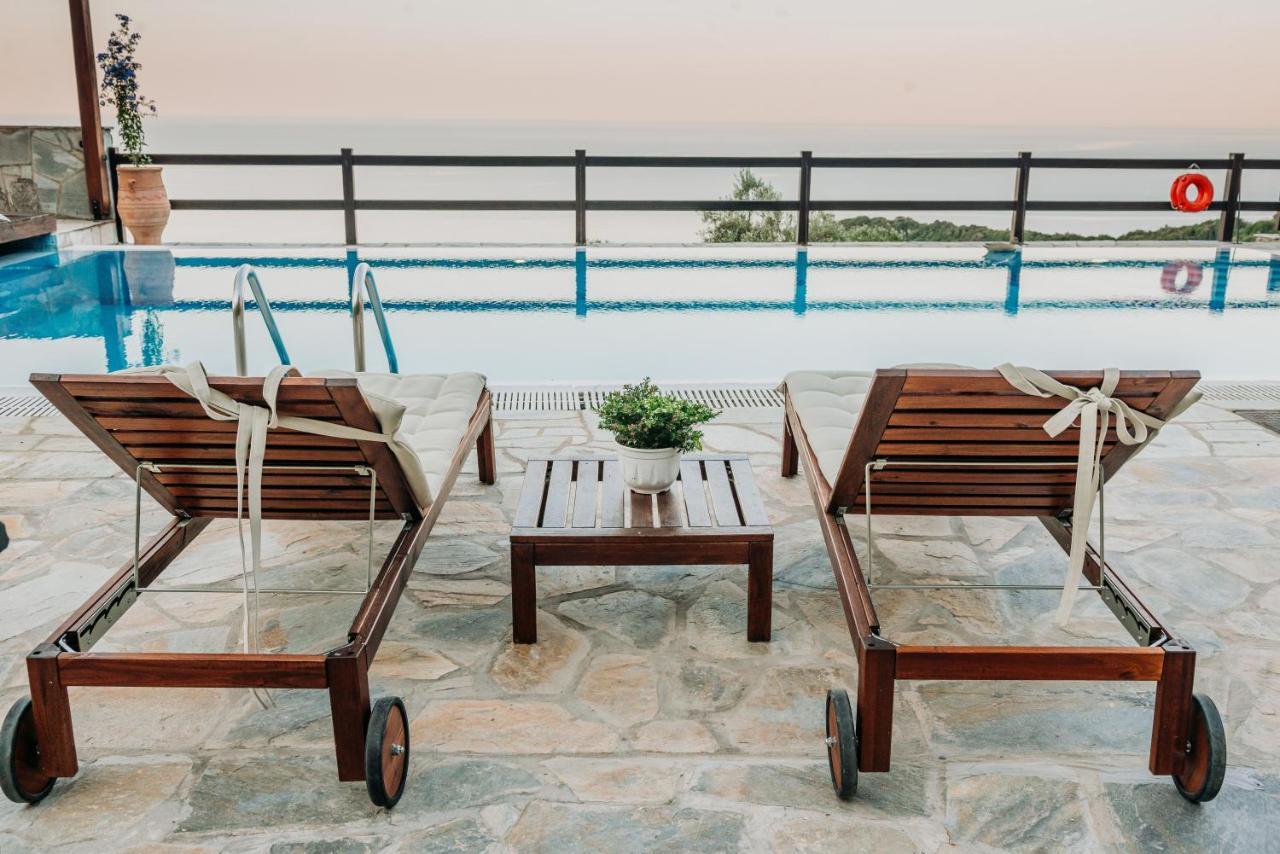 Elysian Luxury Villa Pelion Tsagarada Exteriör bild