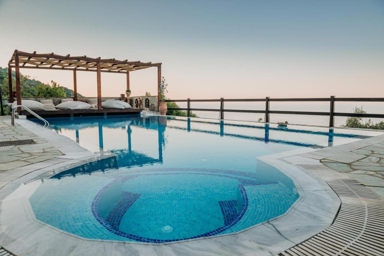Elysian Luxury Villa Pelion Tsagarada Exteriör bild
