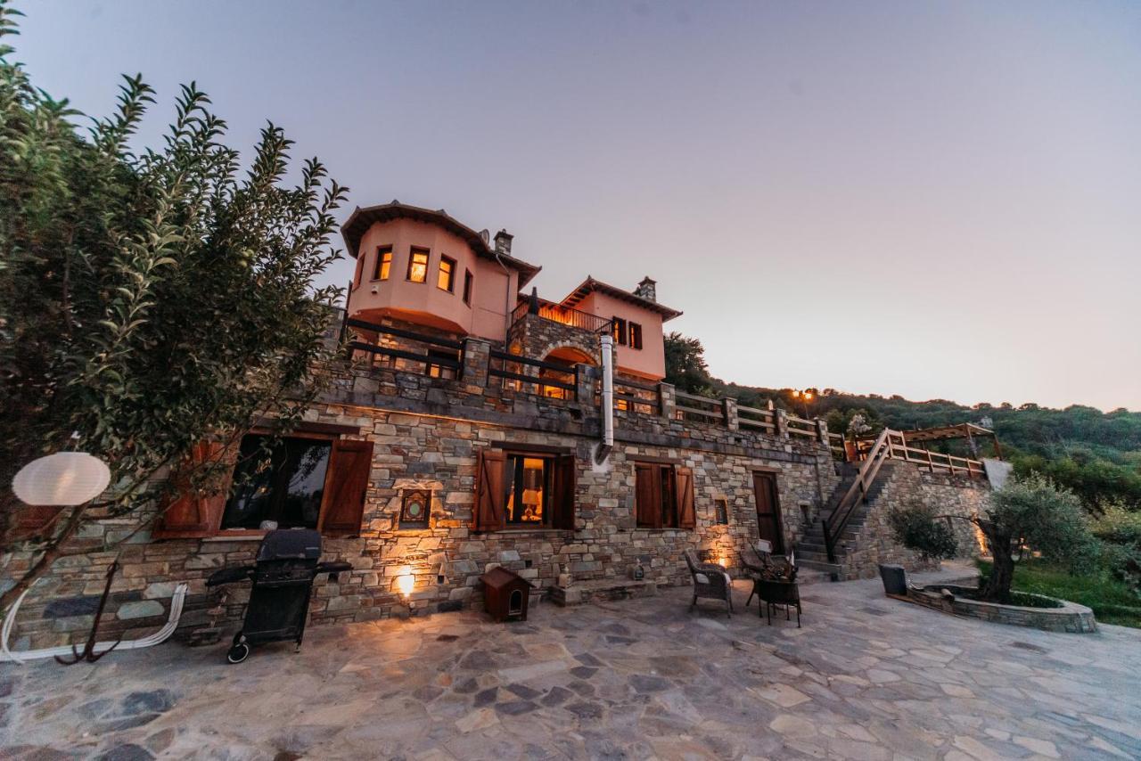 Elysian Luxury Villa Pelion Tsagarada Exteriör bild