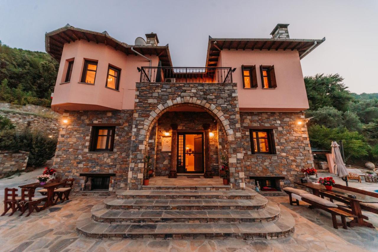 Elysian Luxury Villa Pelion Tsagarada Exteriör bild