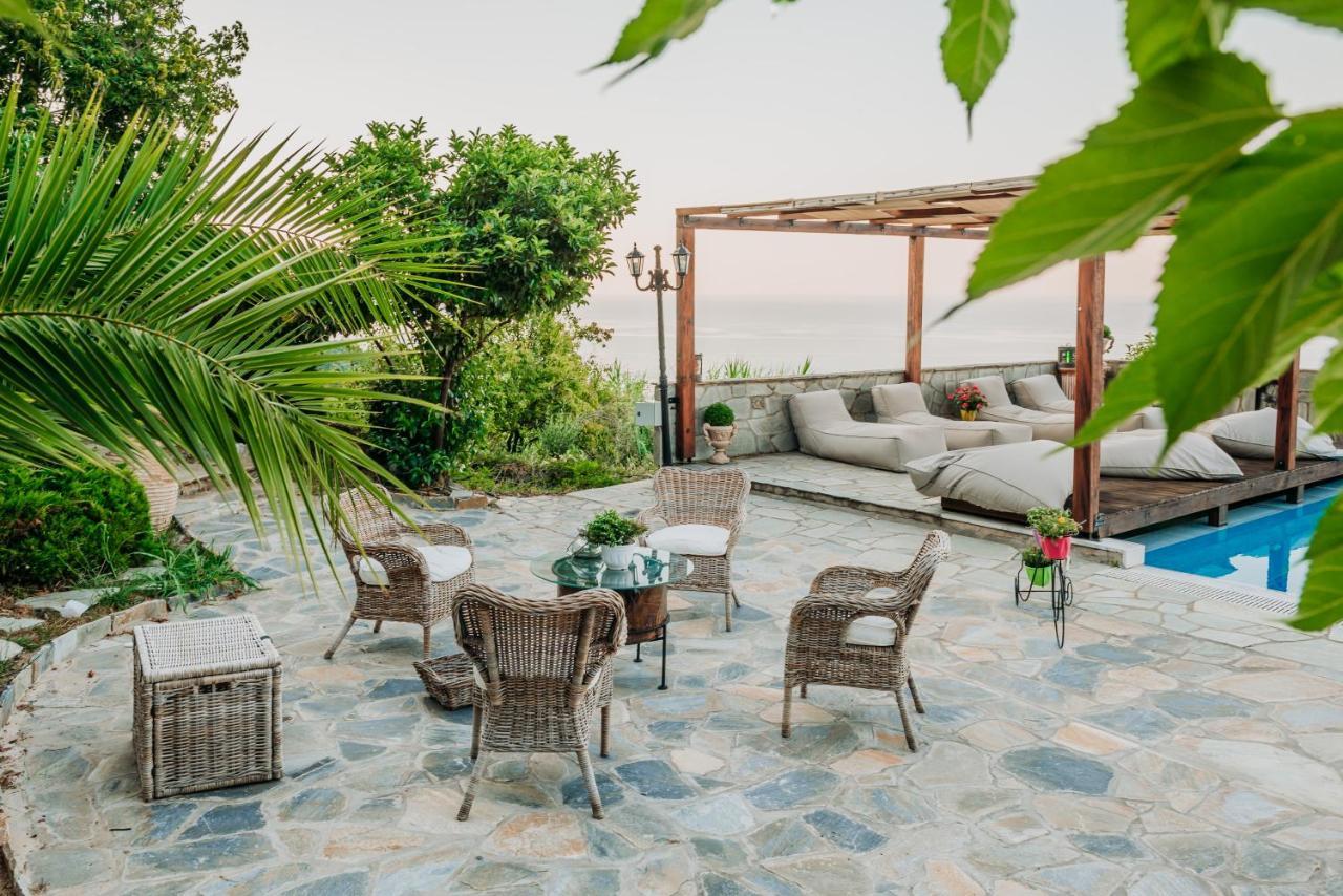 Elysian Luxury Villa Pelion Tsagarada Exteriör bild