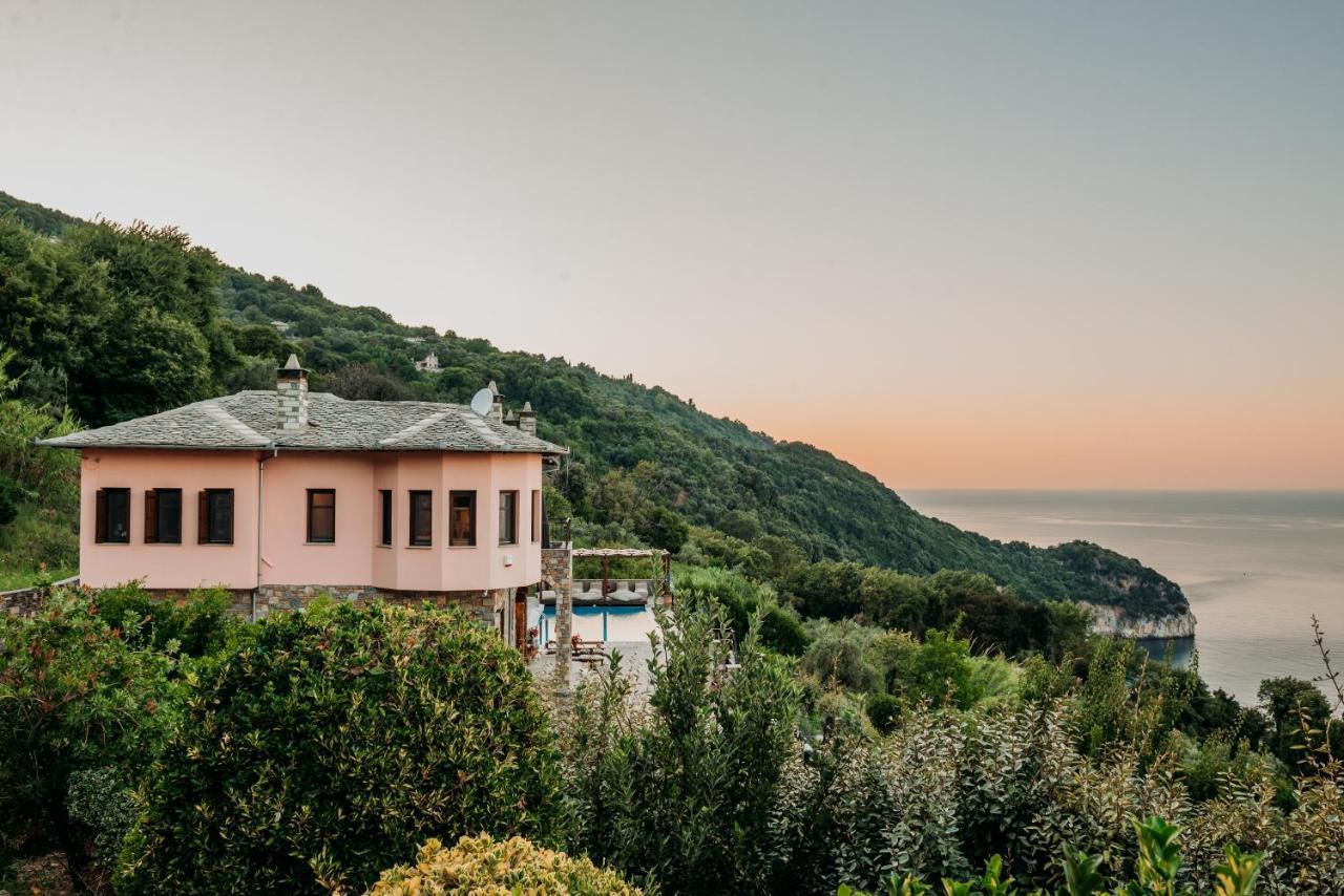 Elysian Luxury Villa Pelion Tsagarada Exteriör bild